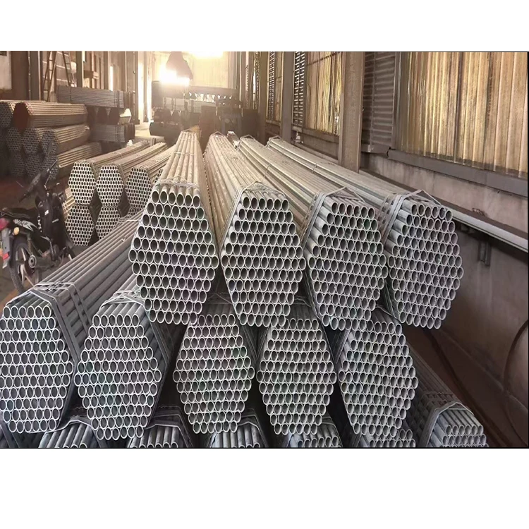 high strength galvanized hot dipping galvanized pipe Q235 Steel erw welded steel pipes pre galvanized steel pipe for building
