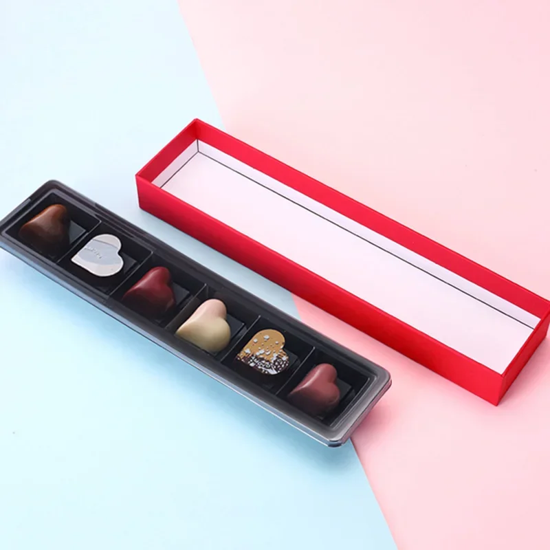 Cardboard homemade chocolate gift boxes with strawberries special paper box