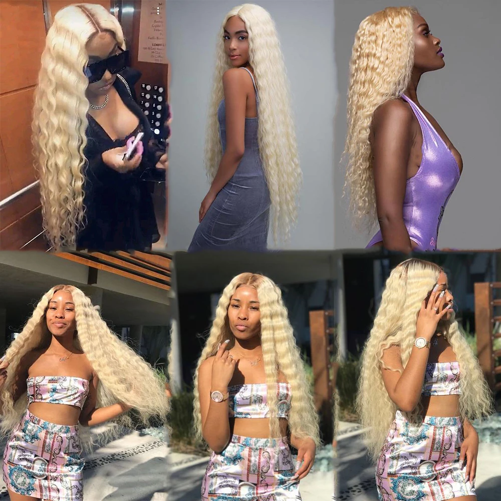 Cuticle Aligned Hair 613 Blonde Color 100% Raw Virgin Full Cuticle Thick Ends Human Hair Extension Straight Brazilian Hair Weft