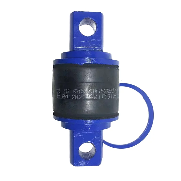 Best selling Shacman Delong Truck parts. High quality torque rod bushing, Specification and size 85*73*152*21mm for Delong.