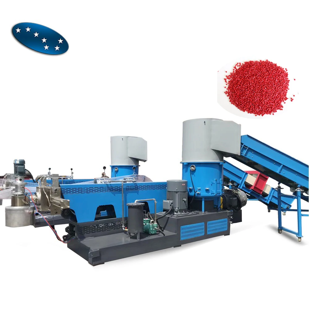 Полиэтиленовый допп вертикальный питатель, пленочная линия/гранулятор hdpe