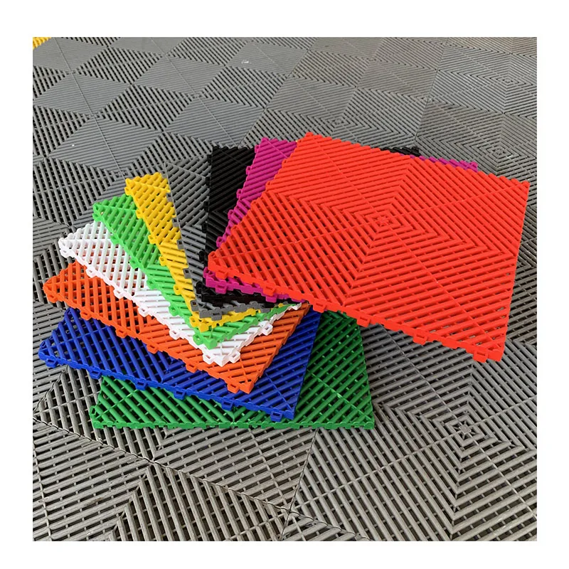 2024 решение для деталей автомобиля 4S автомойки pp ПОЛ гаража детализирующий коврик пластиковая напольная плитка