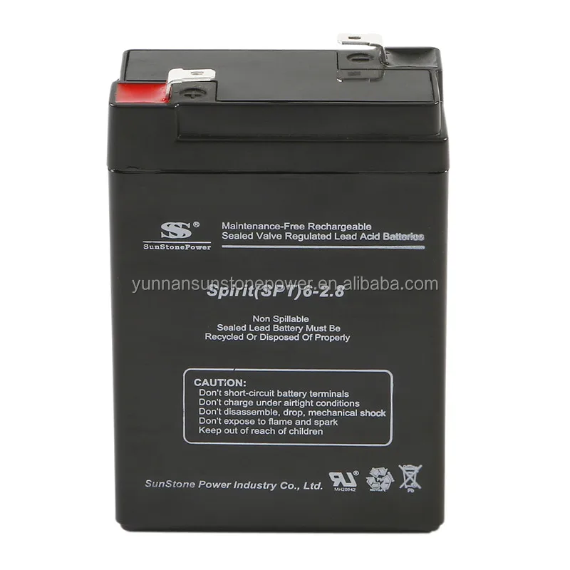 Maintenance Free UPS Battery 6V 9AH valve regulated sealed lead acid battery