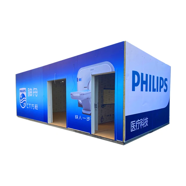 
Rapid Construction of mobile Cabin Hospital prefabricated container room CT examination room virus prevention 