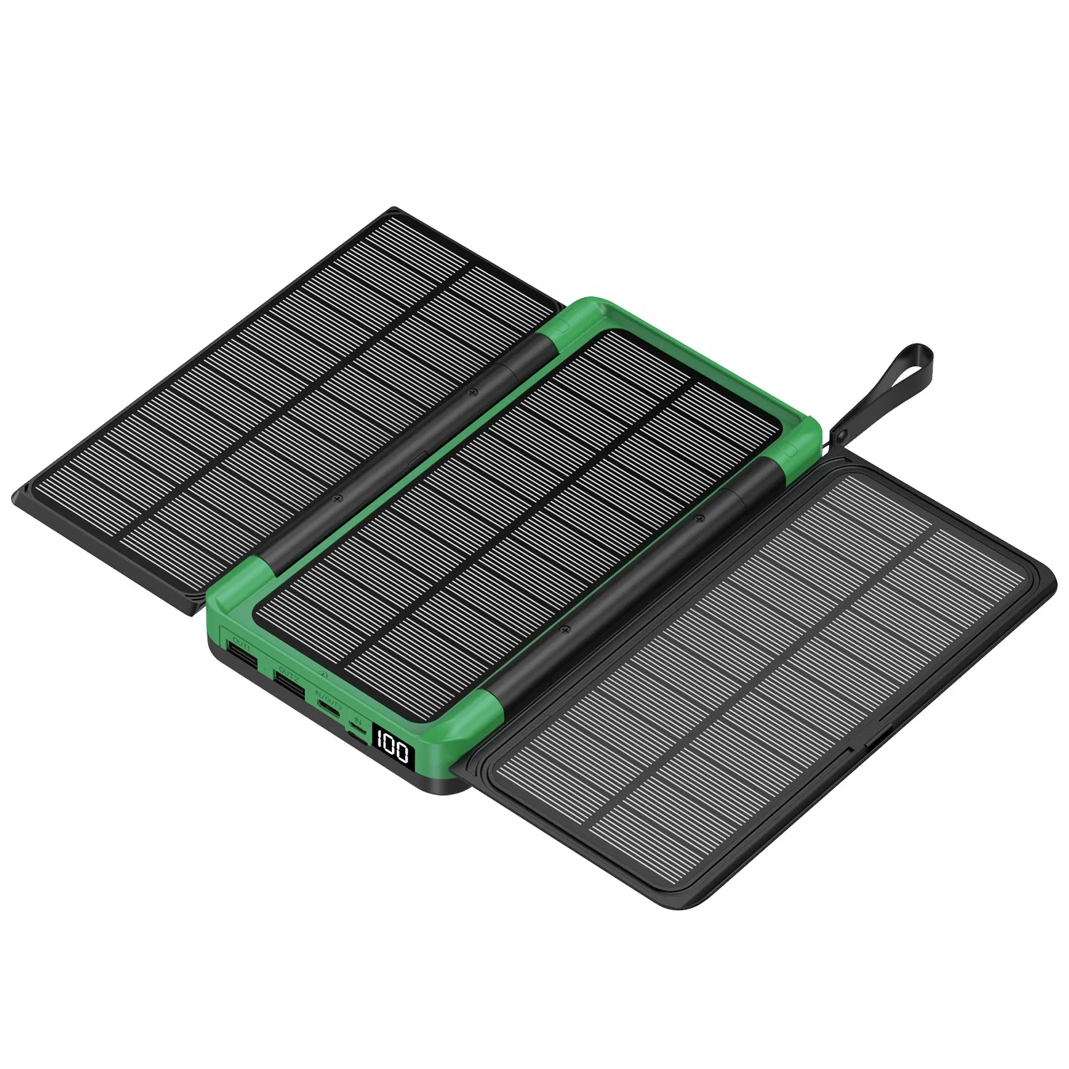 Portable  Solar Panels Charging Power bank  Energy Storage 26800mah   Solar Panels Charging Power bank for outdoor