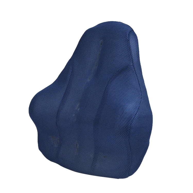 wholesale portable relaxing round long seat memory foam lumbar support pillow back cushion for chairs