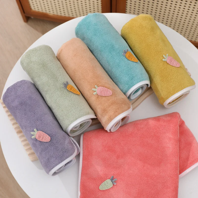 Wholesale Multi-Color Coral Velvet Multi-Functional Towels Towels For Adult Children Square Face Washcloth