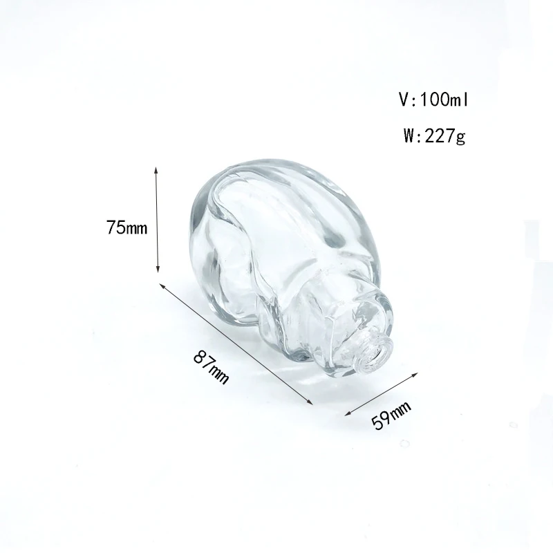 new design Boxing gloves shape 100ml perfume glass bottle can be custom