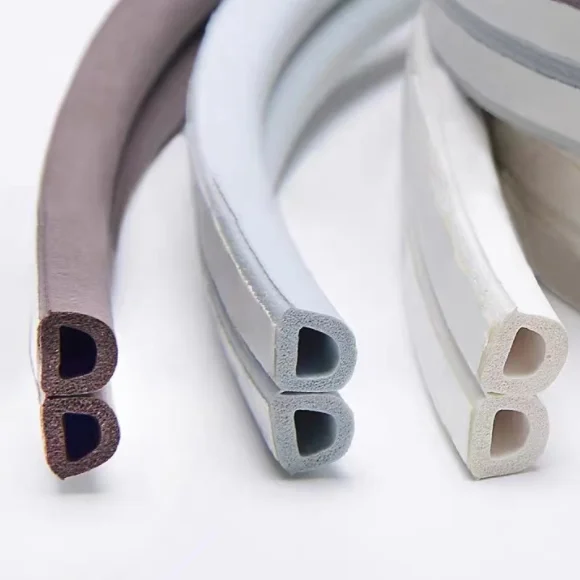 Self-Adhesive Backing Seals Large Gap Rubber Weather Stripping Seal Strip for Doors/Windows