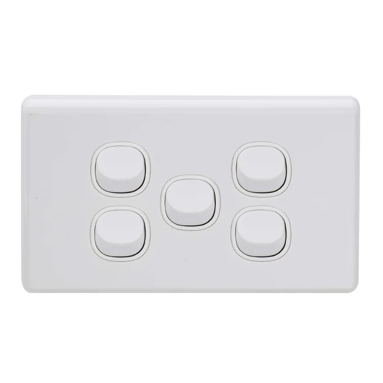 Australian Standard 250V 16A  Customized Logo Brand Electrical Wall Light With White Switch