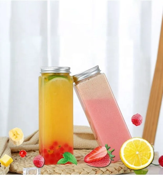 500ml beverage bottle juice packaging cup pet plastic cup disposable bottle