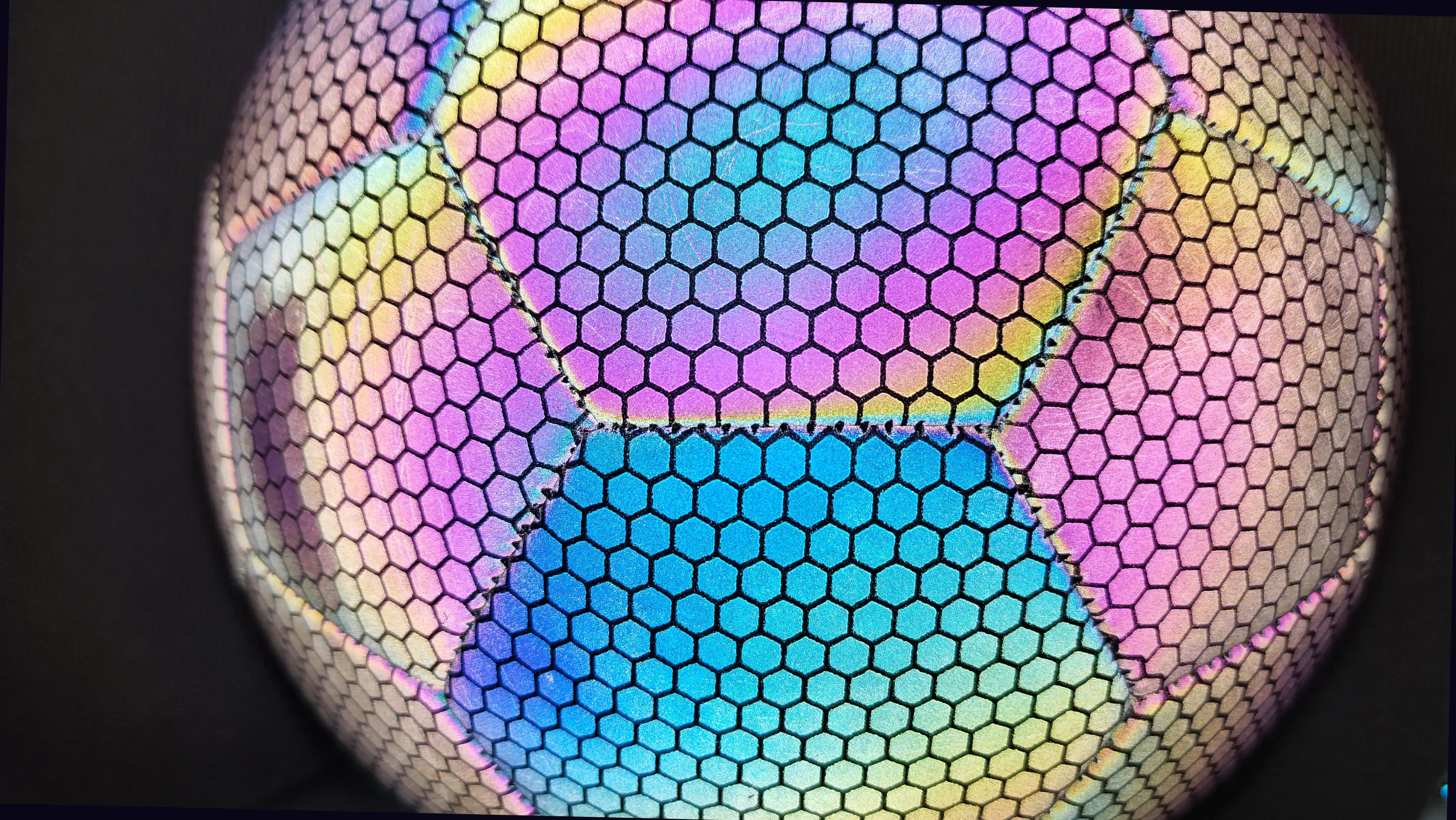 Custom Logo Glowing reflective  holographic soccer ball light up footballs luminous soccer ball  factory outlet OEM Made china