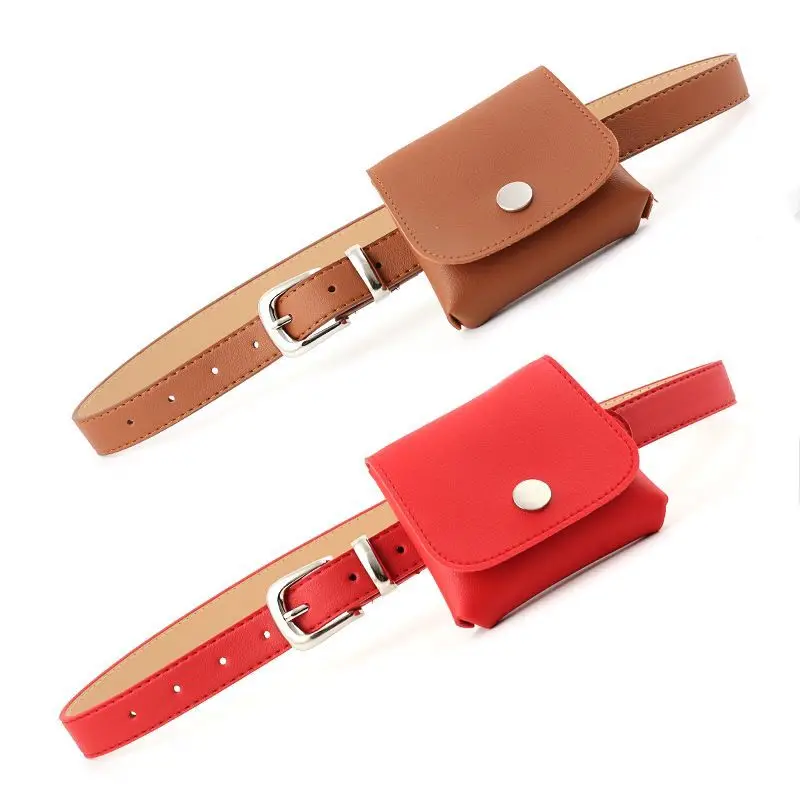 
Kids Mini Waist Belt Bag Women Girls Removable Belt with Mini Purse Fanny pack  (1600051303885)