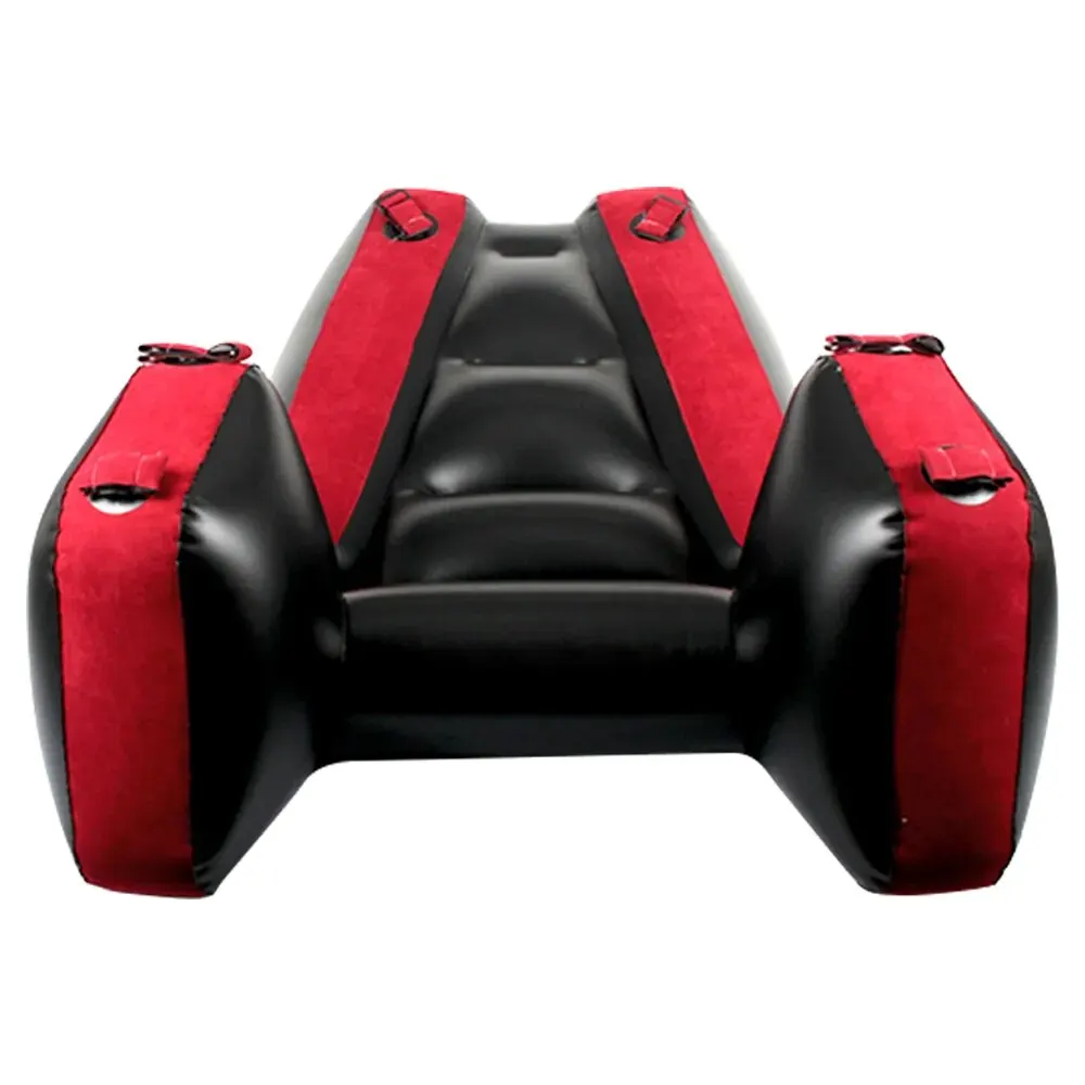 PVC Flocked Sex Chair Ramp Furniture Pillow DBSM Bondage Couple Sex Toy Inflatable Sex Sofa Cushion with Electric Pump Inflator