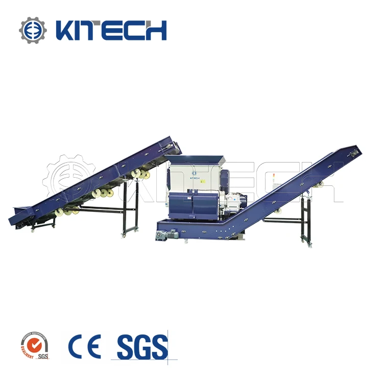 High Quality 1200KG PP Jumbo Bag LDPE HDPE PET Flexible Agricultural Film Recycling Plastic Shredder Machine