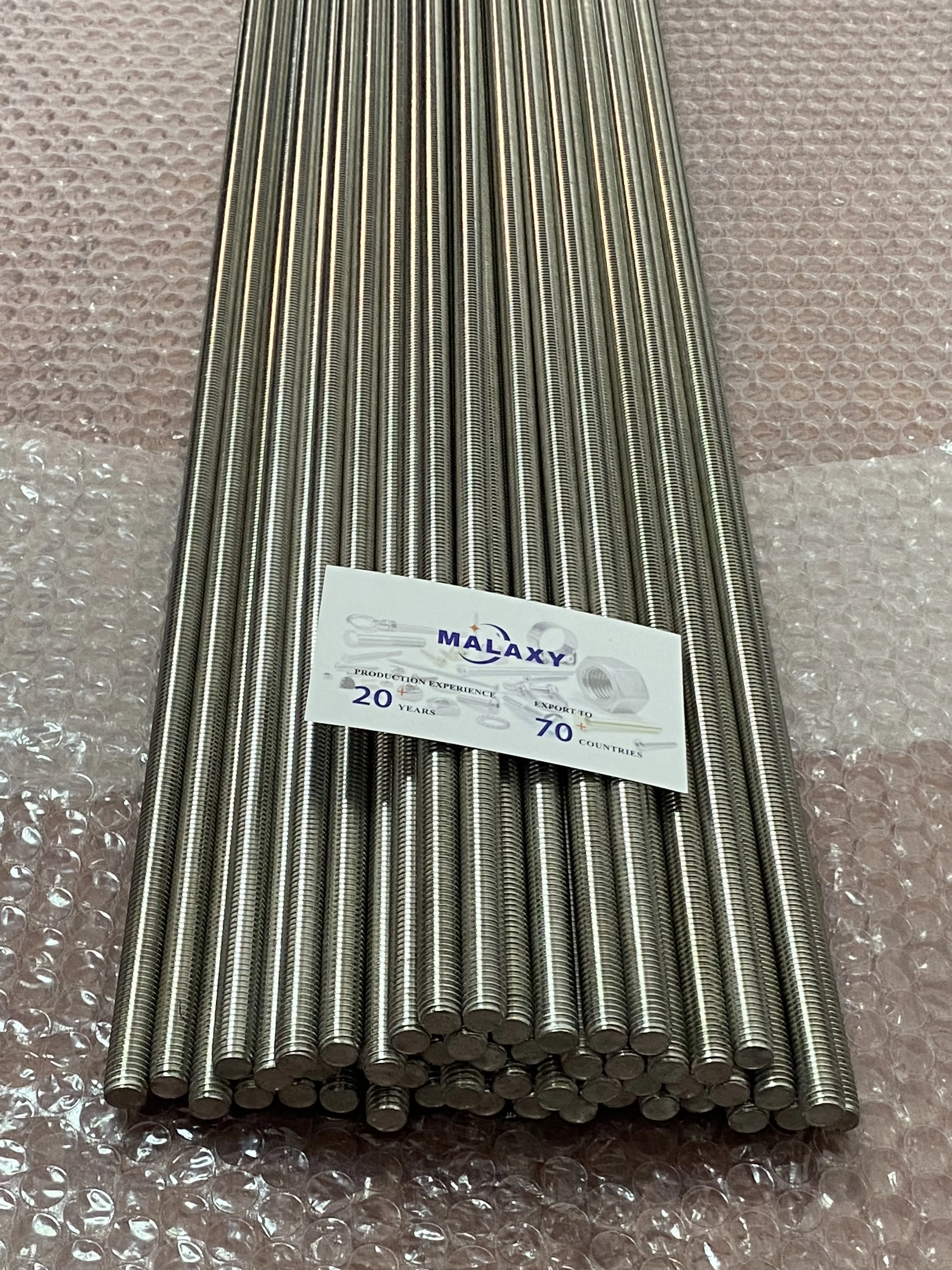 MALAXY High Quality Ss Bolt Stainless Steel Stud And Nut Ptfe Threaded M40 M38 All M30 Din 975 M3 M27 M32 Double End Thread Rod