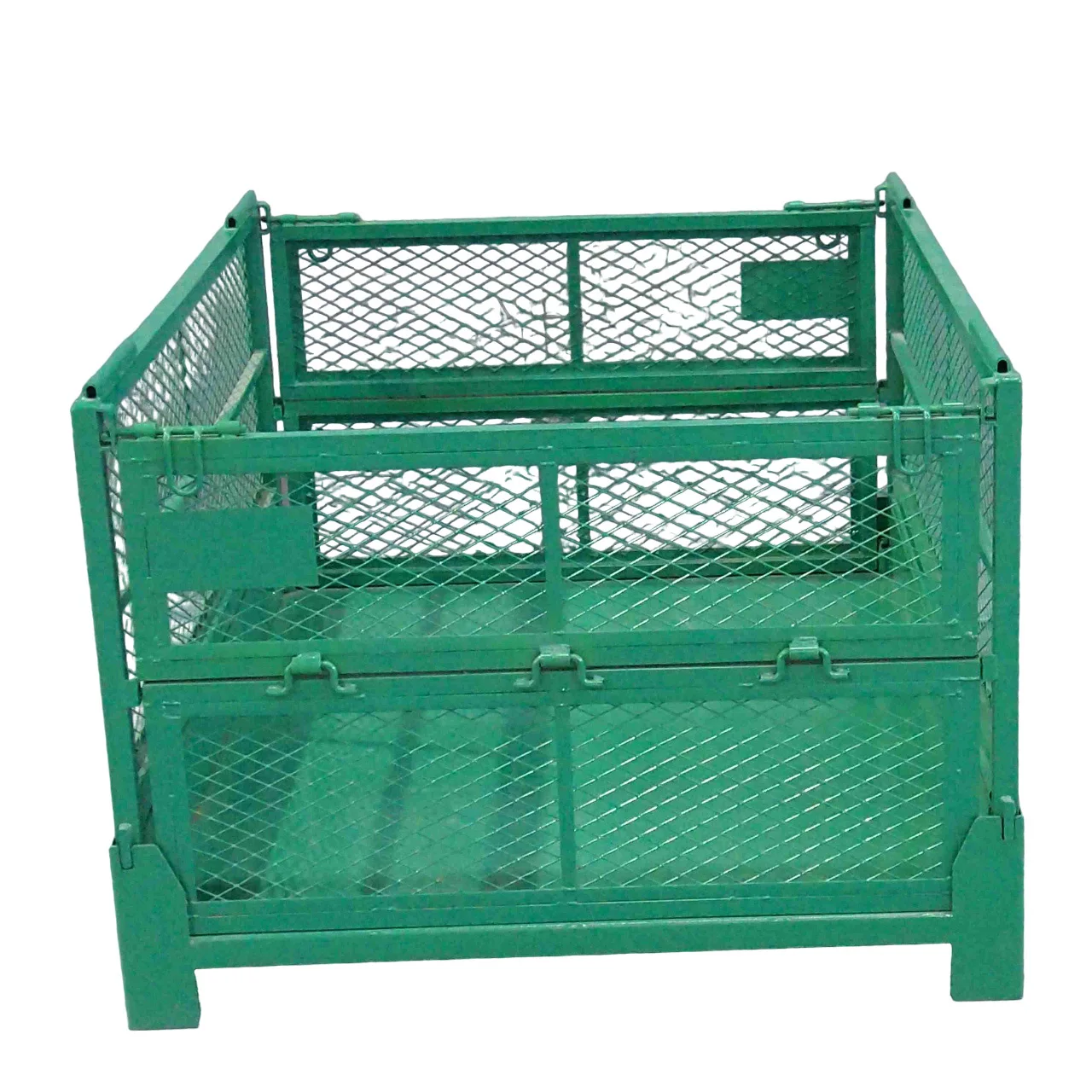 BHK53 Professional Stackable Tiers Black Mesh Rolling Wire Cart With low Price