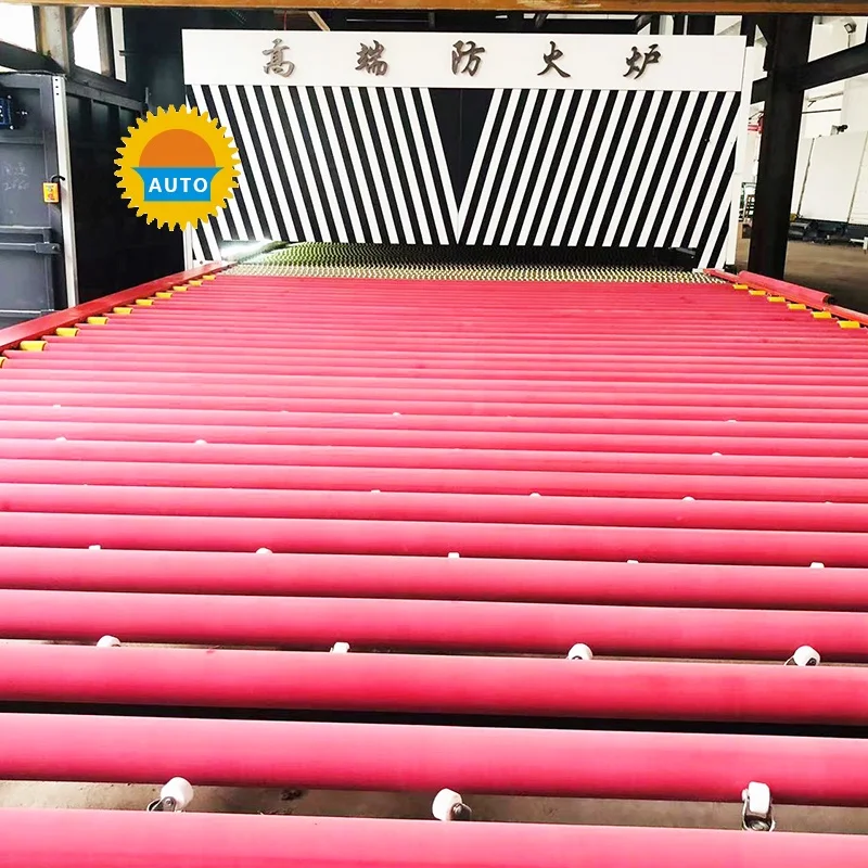 The toughened glass furnace industry machines radiation heating tempered glass making machine