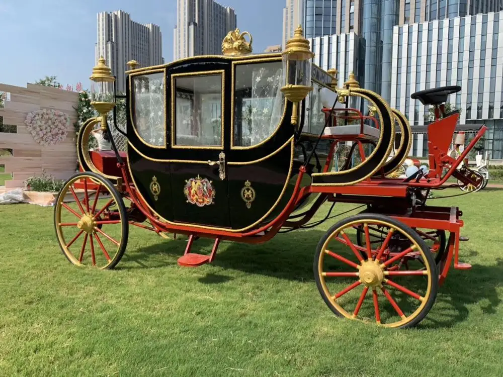 Роскошная романтическая классическая электрическая лошадиная тележка для продажи, производитель конских карет для осмотра достопримечательностей