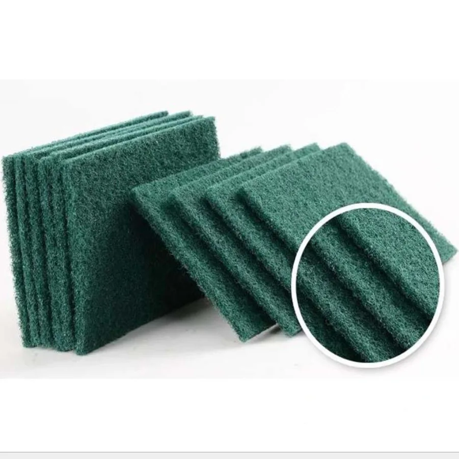 NON-WOVEN Abrasive Pad 150*100mm Nylon Fiber Cleaning Metal Scrub Pad Abrasive Scouring Pad