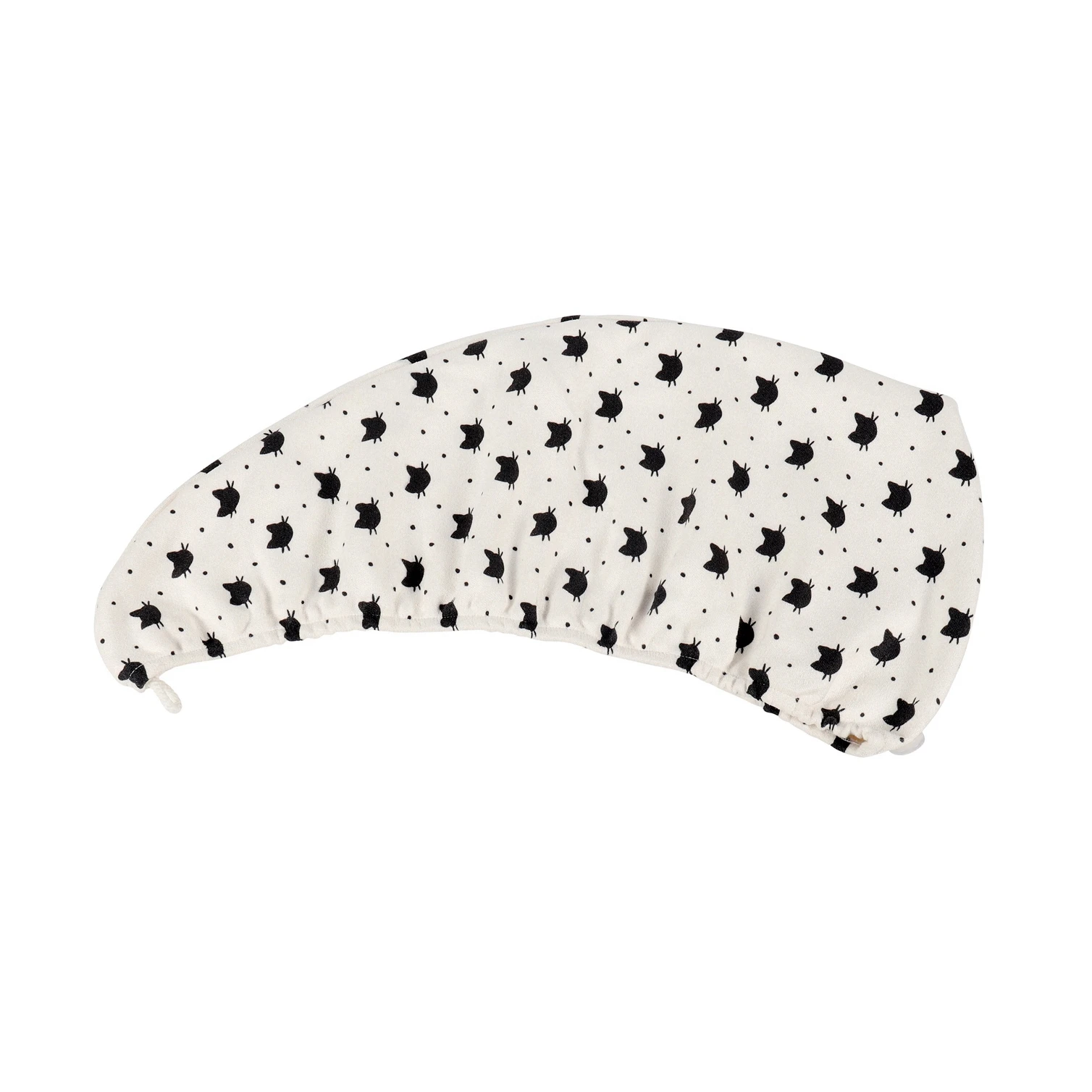 Manufacturer Customization Hair Drying Towel Strap Large Microfiber Hair Towel Wrap With Buttons