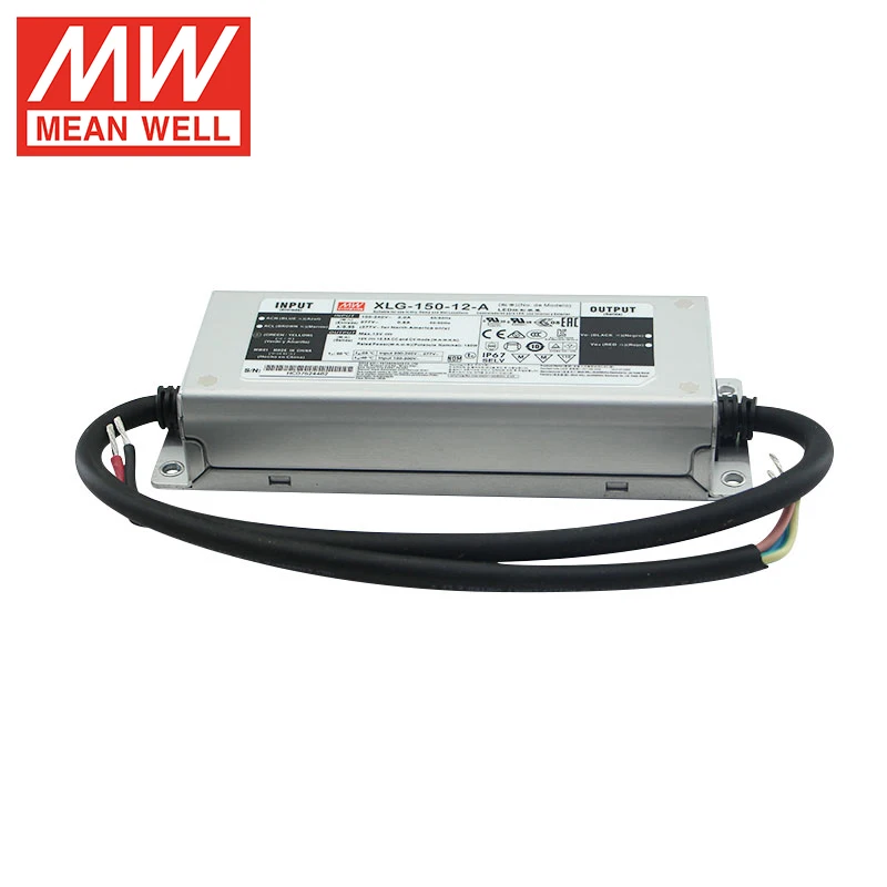 MEAN WELL XLG-150-12-A Active PFC Function Class 2 power unit Metal Case IP67 Led Driver