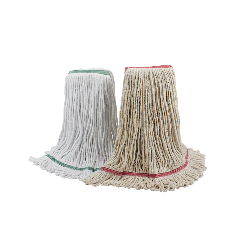 
4 Ply blended cotton looped end wet mop, with 1