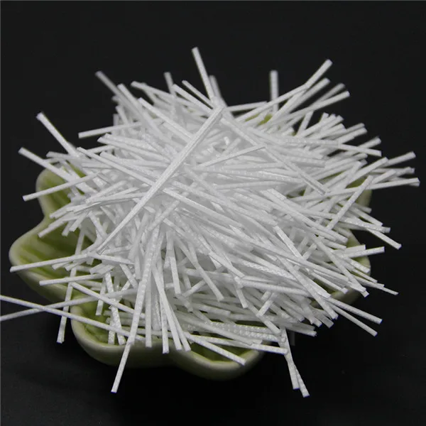 Synthetic polypropylene PP macro fiber embossed for concrete