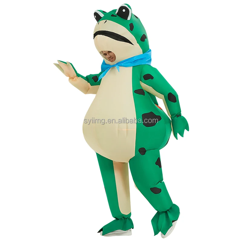 Frog Inflatable Costume Frog Inflatable Costume Kids Jumpsuit Boys Thanksgiving Costumes Cosplay Blow Up Suit for Adult