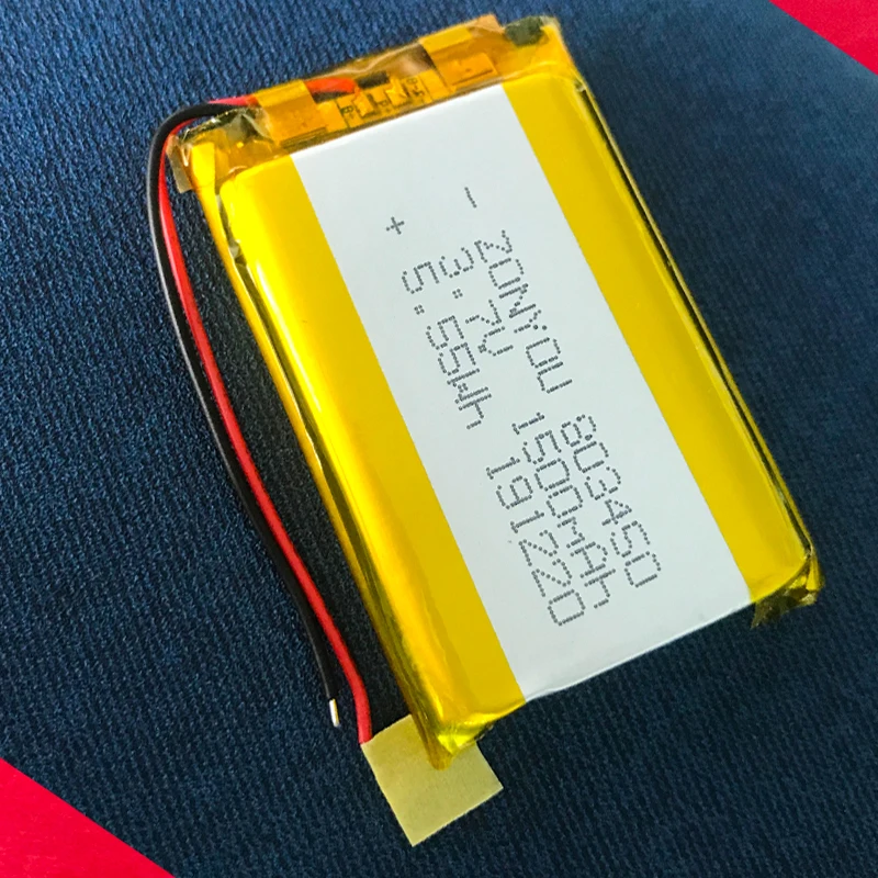 KC Battery Rechargeable 803450 3.7V 5.55Wh 1500mAh 523450 603450 103450 Lipo Lithium Polymer Batteries