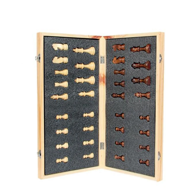 factory customized cheap price profesionales 3 in 1 3d foldable chess game board wooden with figures set for adult