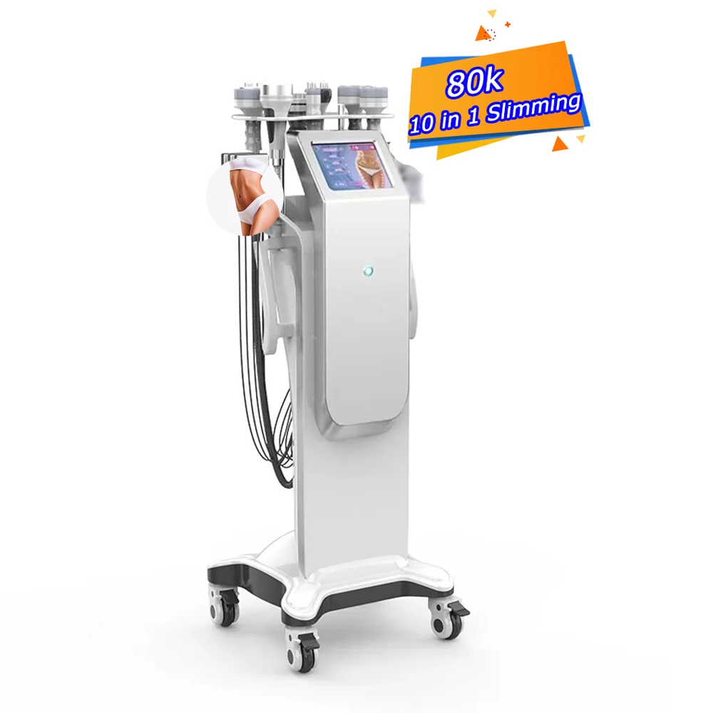 Promotion price Salon 10 in 1 80k quick  lipo fat loss rf vacuum body slimming cavit machine 80k