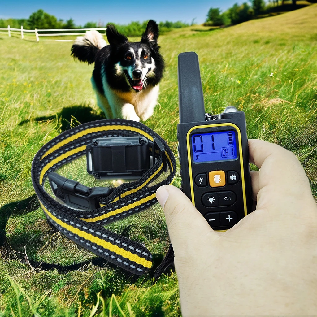 Dogtra Wireless Wifi Two Dog Training Collar Adjustable Nylon Bark Control Choke Collar with Walkie Talkie for Cats and Dogs