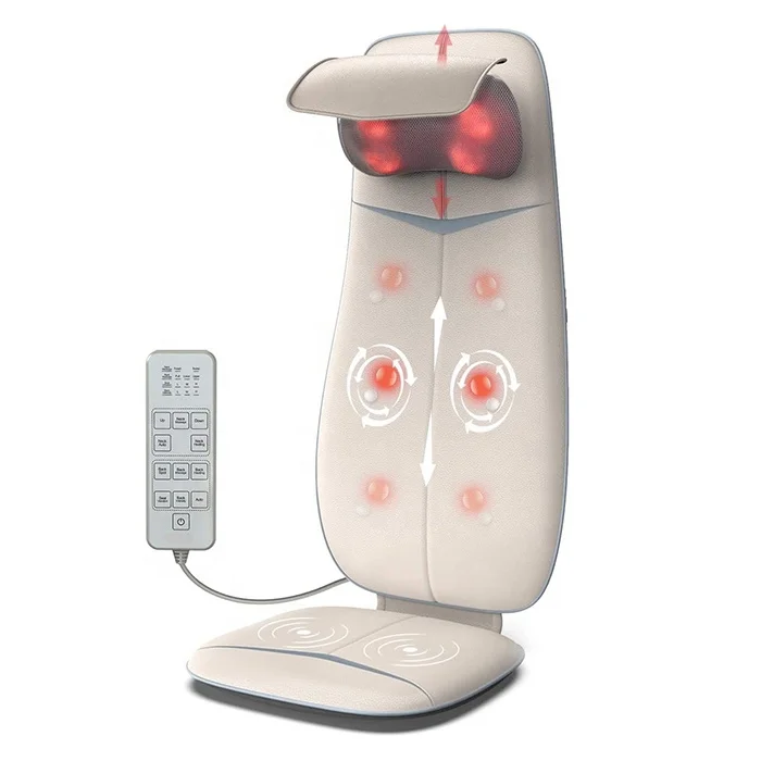 Amazon hot factory OEMcustomization neck massage cushion shiatsu back Massage cushion for Car Height Adjustable Massage Seat