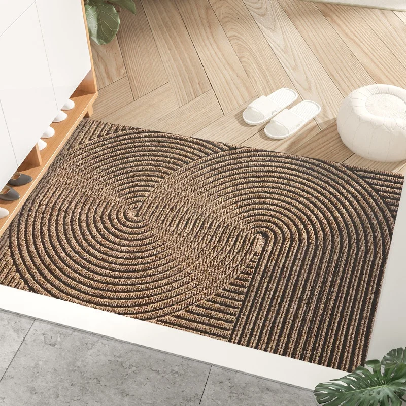 High Quality Household Entry Door Mat Technology Velvet Simple Non-slip Scrape Mud Household Mat