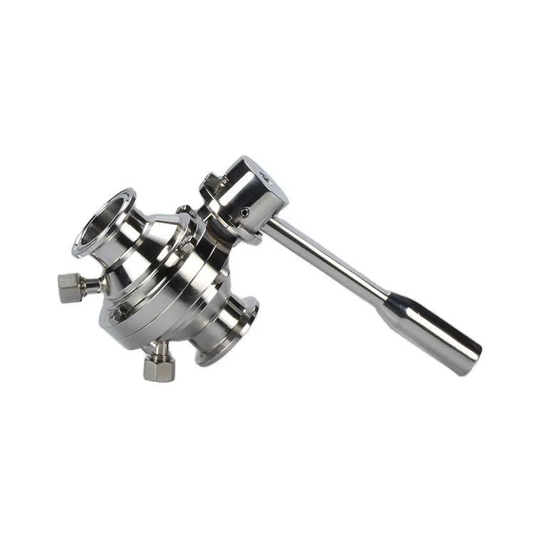 Supplier Manufacturing Mini D 51 Control Valve 304 Stainless Steel Ball Valve Butterfly Type Ball Valve With Drain Outlet