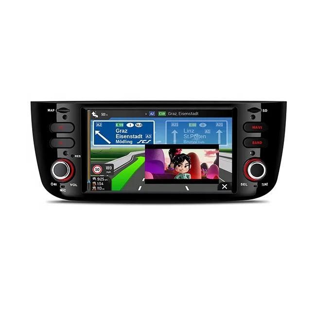 Full RCA выход 6 2 дюймов Android мультимедийный автомобильный аудиоплеер PIP режим включено для FIAT Punto