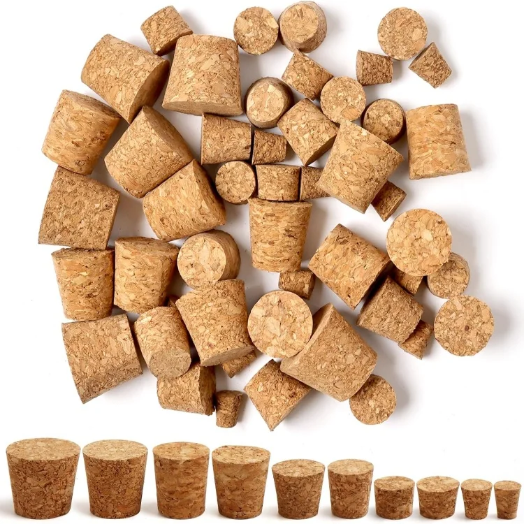 Wholesale High-dense Cork Lid Synthetic T Shape Top Wine Cork Bottle Stopper Cork Plugs