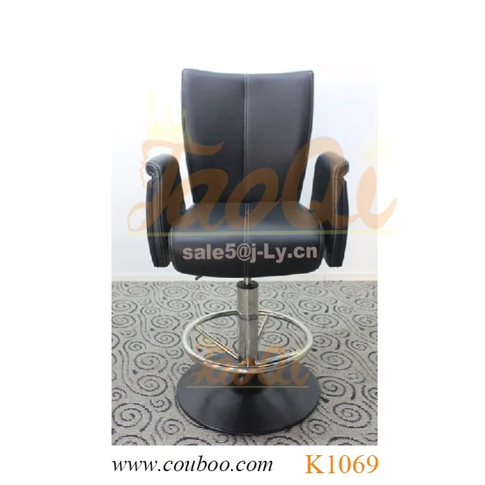 K1069 Casino Chair Bar Chair with Armrest Footrest Adjustable Lift Club Funiture Metal Gaming Stool Slot Poker VIP Chair