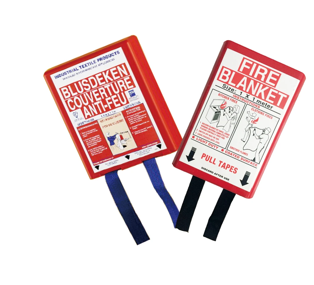 Quality Limited lowest price double sided silicone fire blanket with Certificate for vehicles using