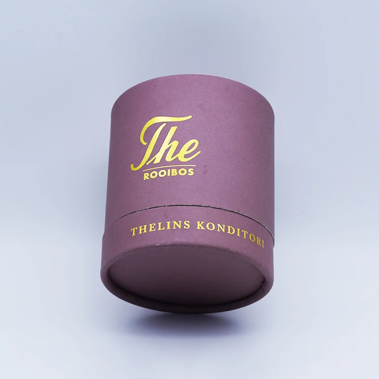 OEM Brand Organic Cylinder Cardboard Tube Food Packaging Custom Loose Tea Bag Round Paper Tube Packaging