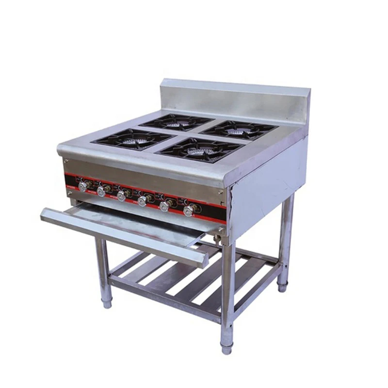 China Factory Price Cheap Kitchen Appliances 3 Gas Burner Stainless Steel Gas Cooker Gas Stove