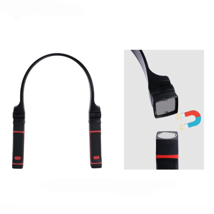 2022 New Detachable Emergency AA/Rechargeable Magnet Adjustable LED neck reading light