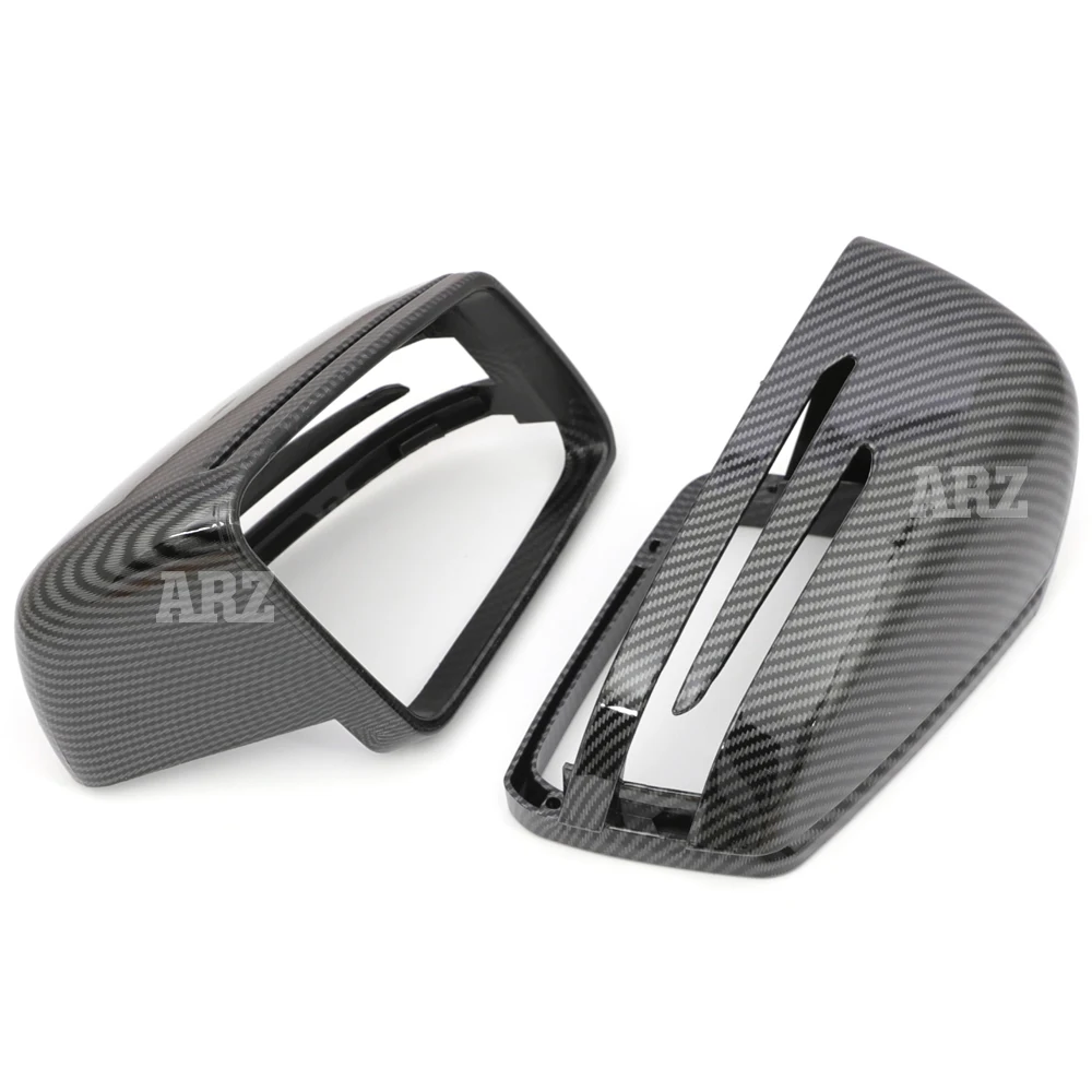 Колпачки для боковых зеркал заднего вида Mercedes Benz A B C E S CLA GLK GLA Class W176 W246 W204 W212 W221 C117 X204 X156 Carbon