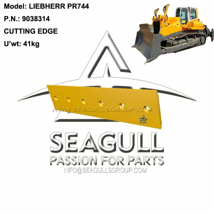 liebherr pr734 bulldozer blade cutting edge 9092313