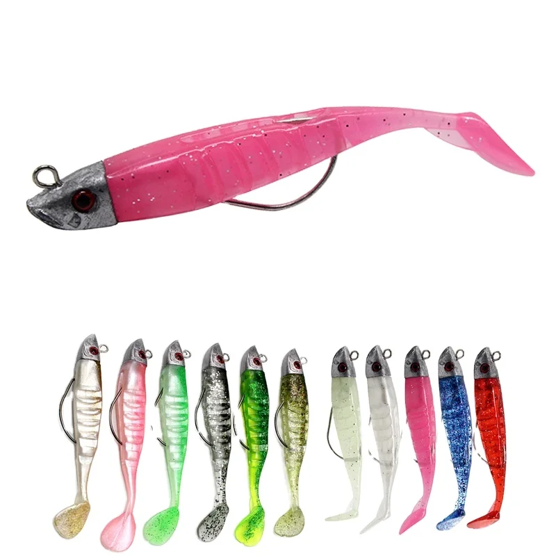 New Arrival Fishing Lures Bait 130mm 5.1in 26g Artificial Tackle Soft Lead Fish Soft Bait Iscas Pesca
