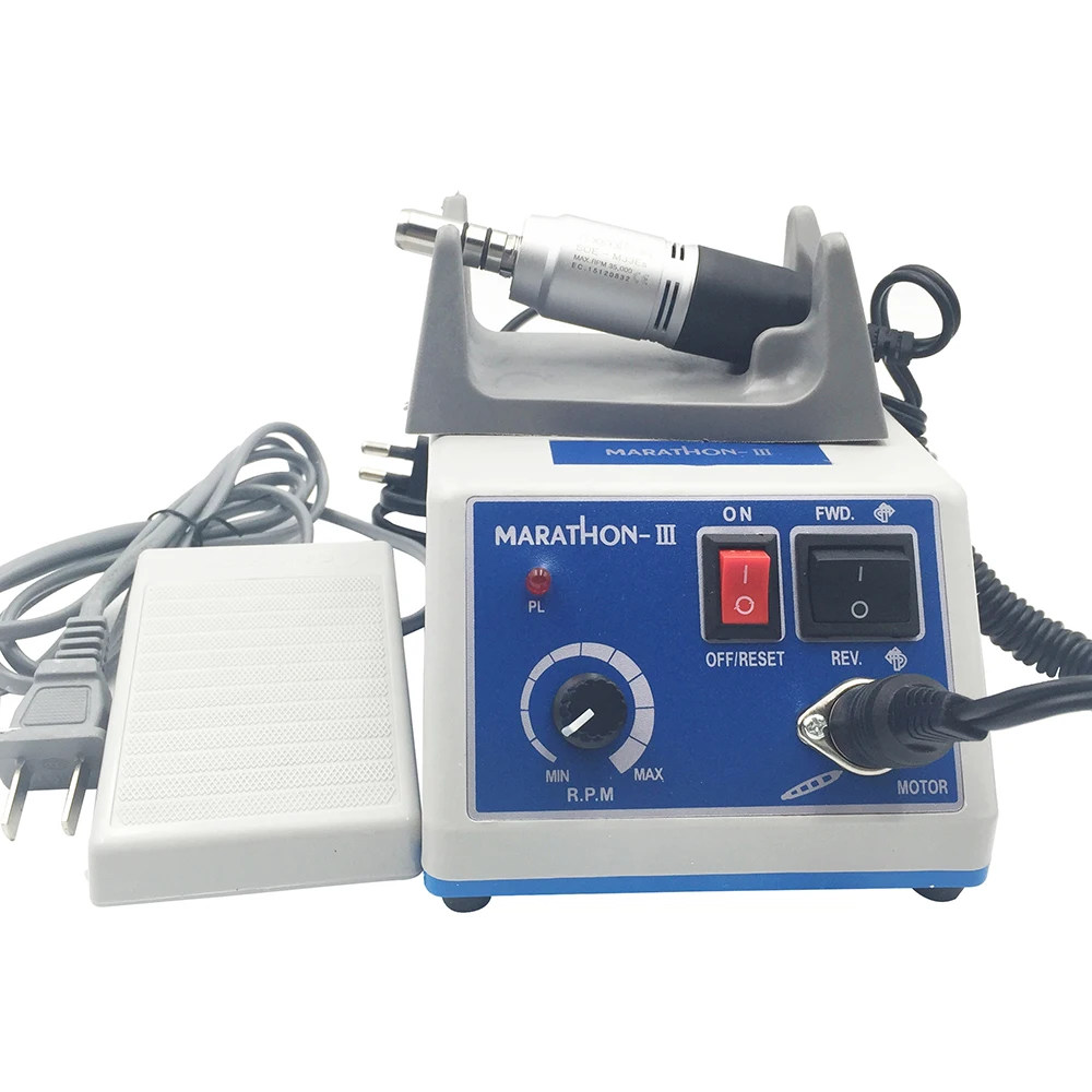 Factory Supply Dental Laboratory Micromotor Dental Marathon Micromotor E Type Micro Motor Polishing Handpiece 35000 rpm