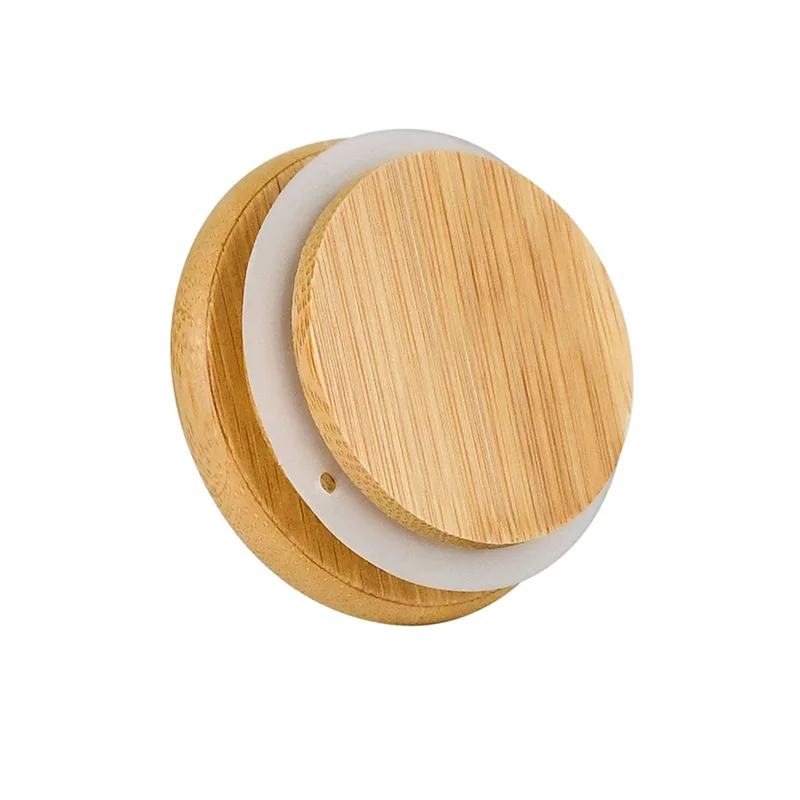 Kitchen Storage Set Clear Glass Cookie Pantry Container Jars With Wooden Lids