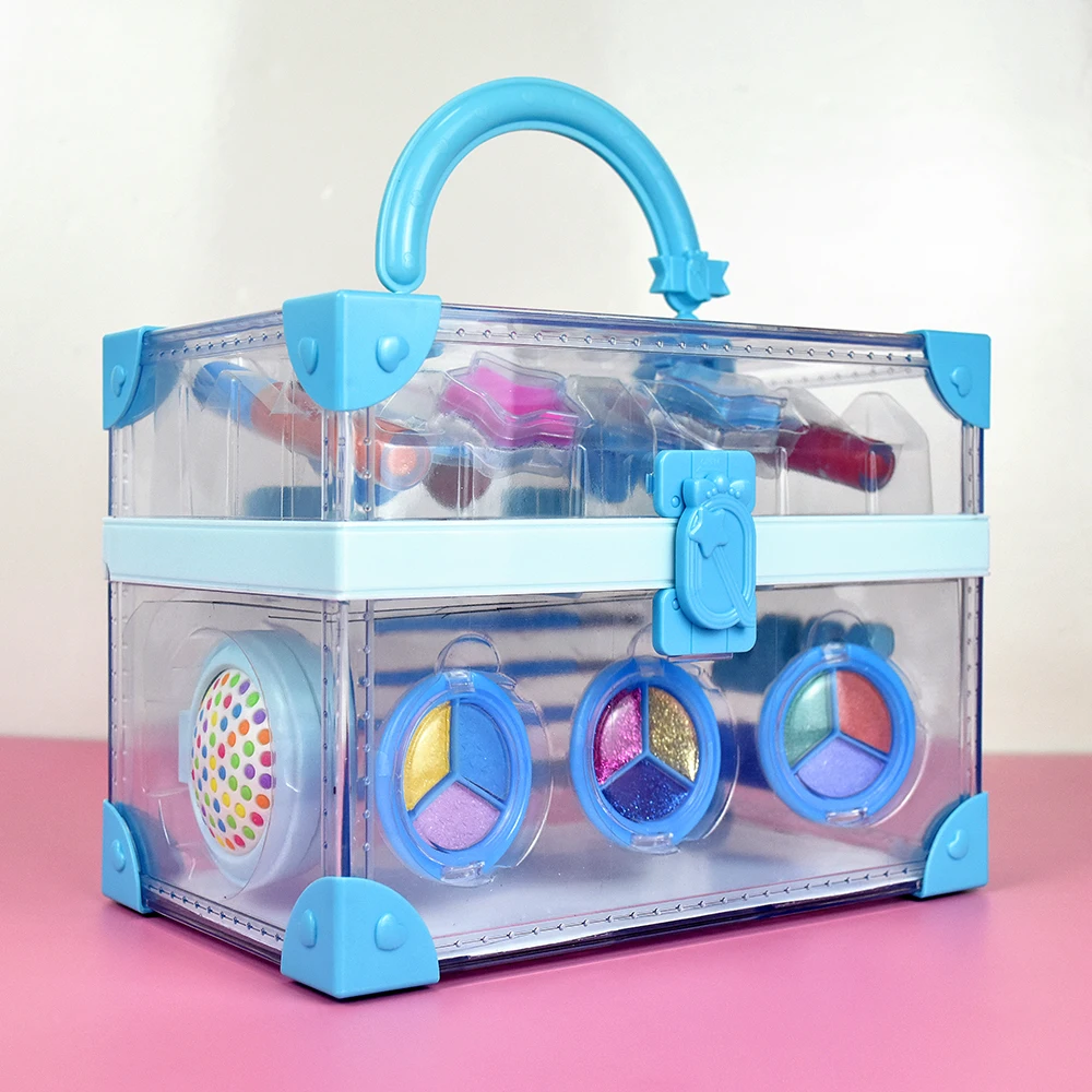 Akiaco funny case fashionable new kids real makeup set