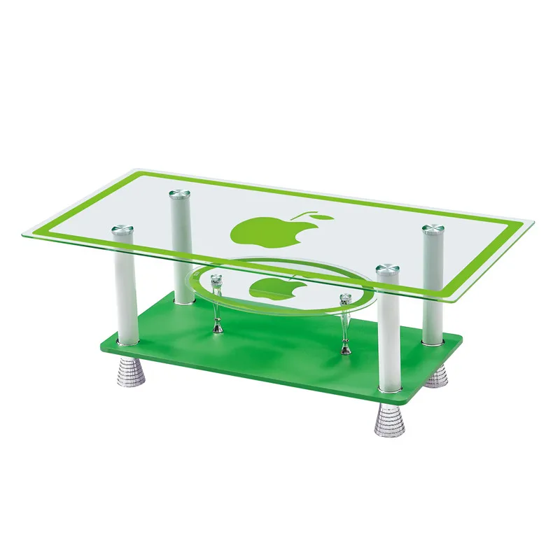 Горячая Распродажа, современный журнальный столик со стеклянной крышкой и металлическими ножками для продажи